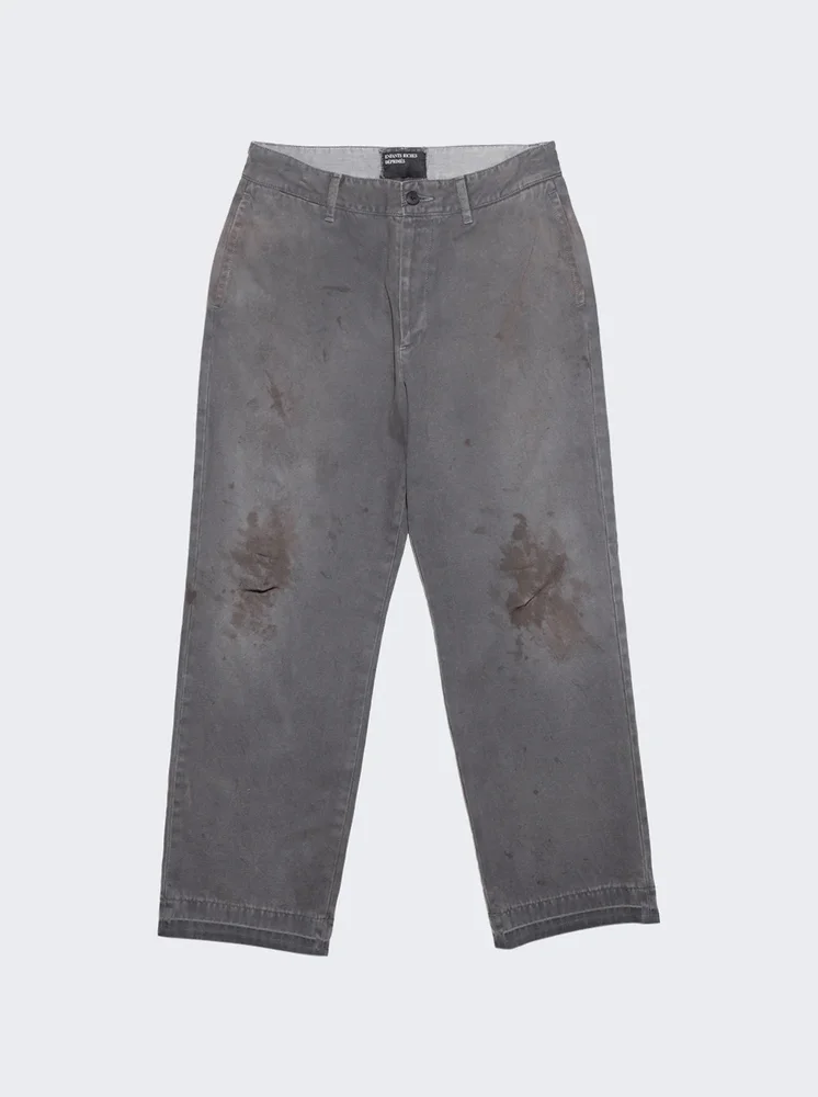 Antique Work Trousers WASHED GREY