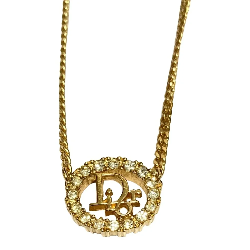 Pre-Owned Vintage Pendant Necklace Gold
