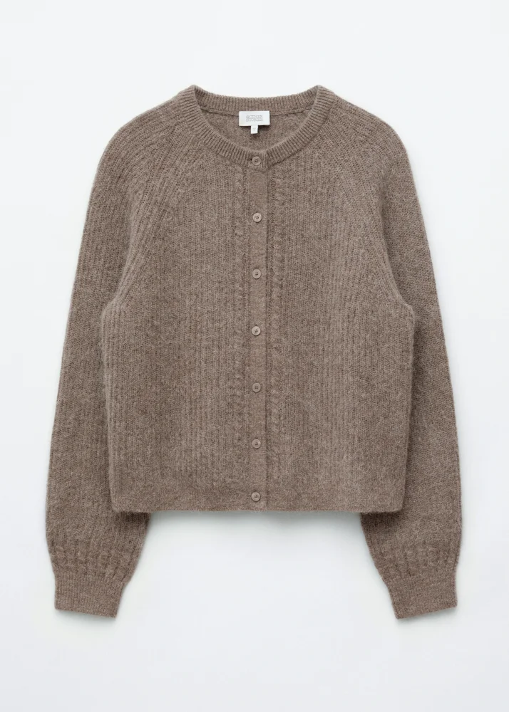 Mohair-Blend Cardigan