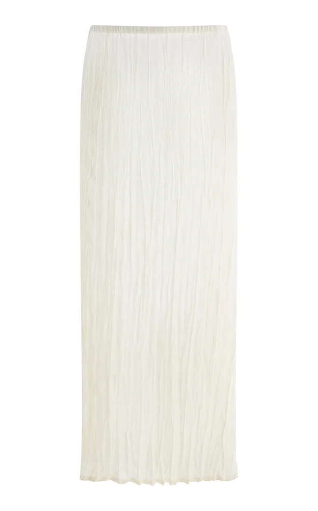 Crinkled Knit Skirt