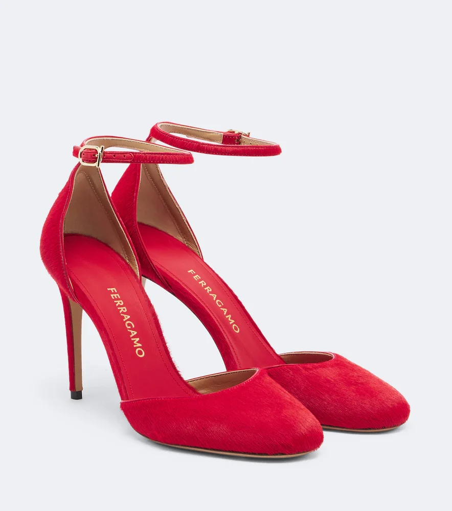 Maily calf hair pumps