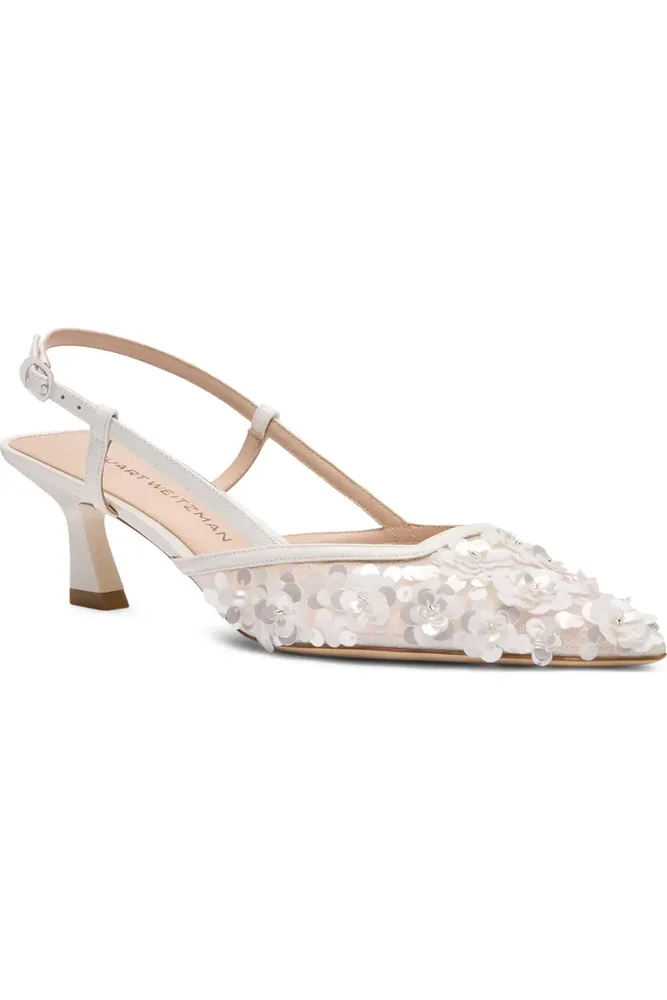 Vinnie 50 Slingback Pump (Cream)