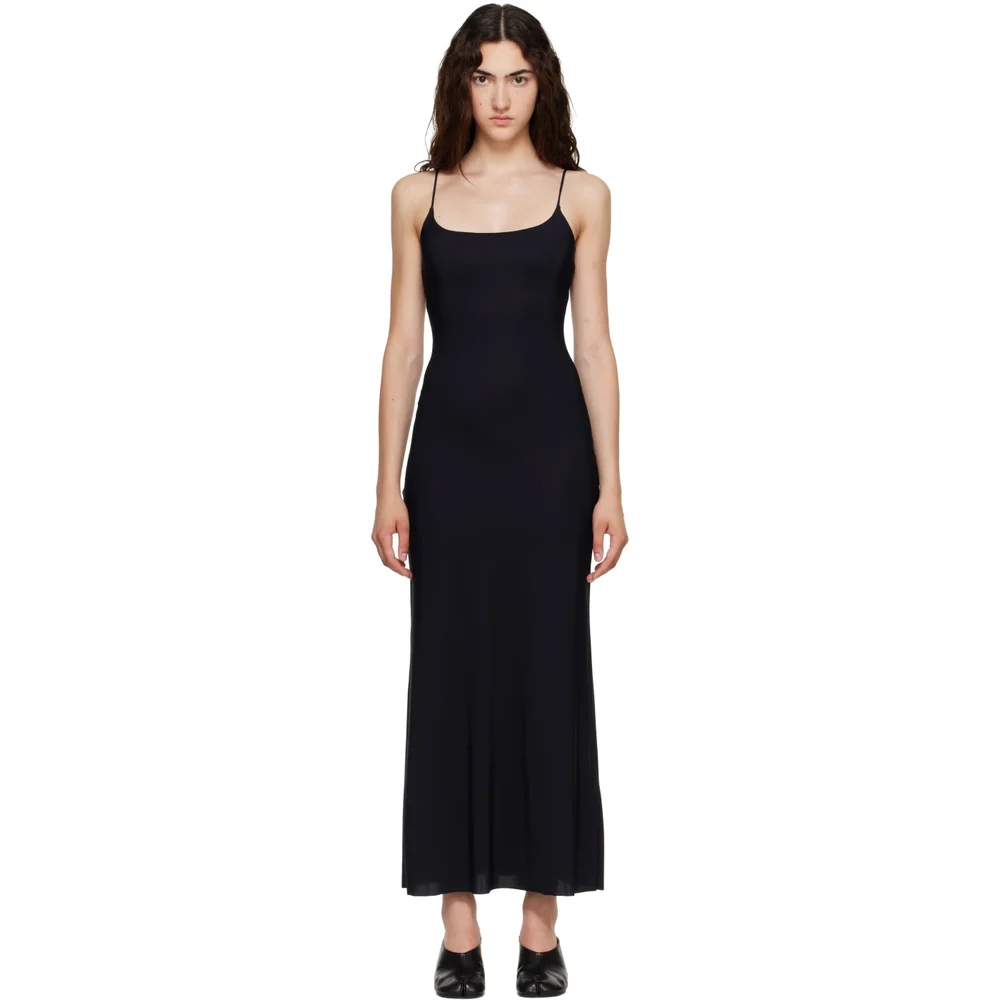 Black Slip Maxi Dress