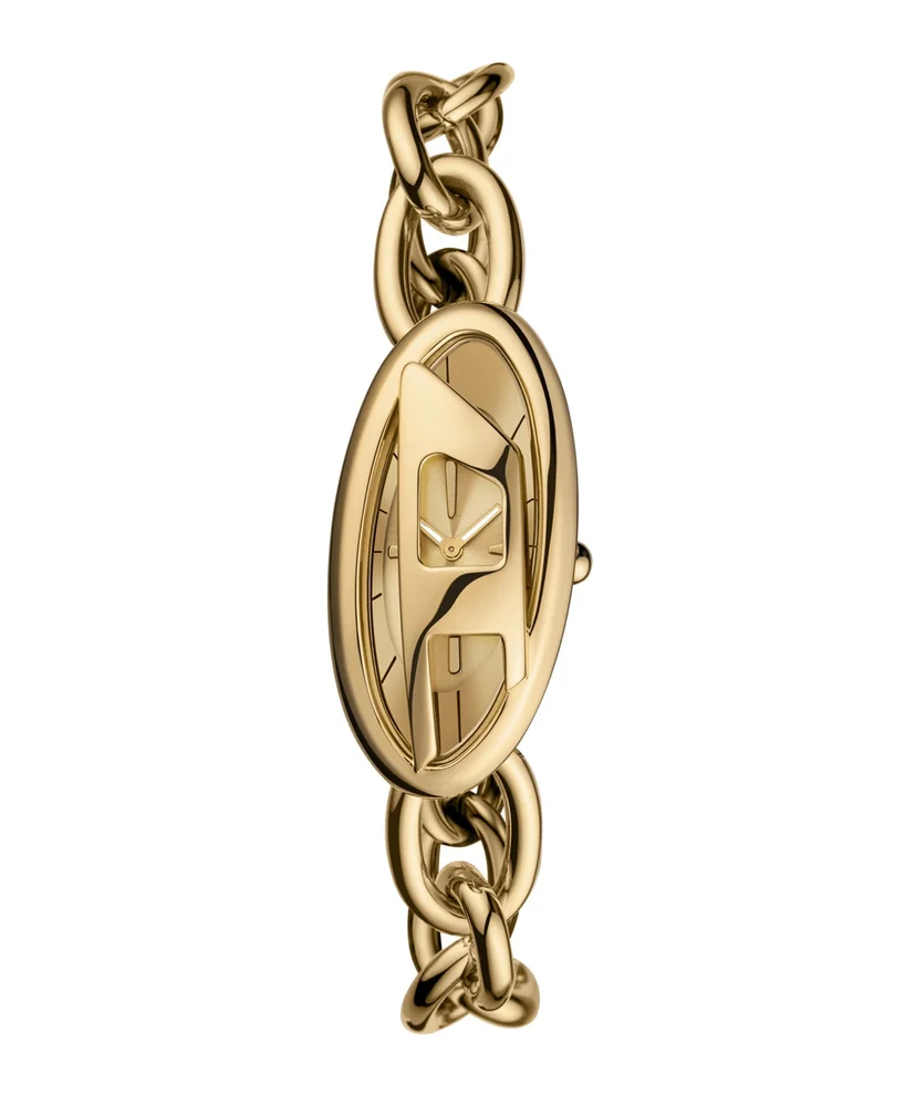Women's D-Era Quartz Two-Hand Gold Stainless Steel 38mm