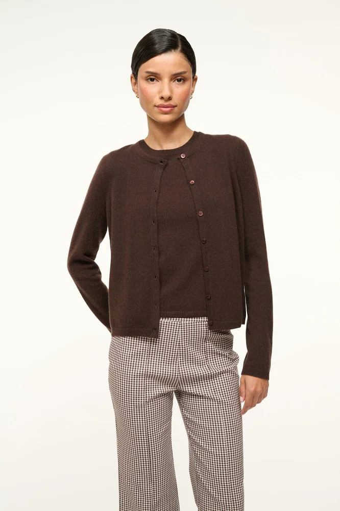 MIDNIGHT CASHMERE CARDIGAN