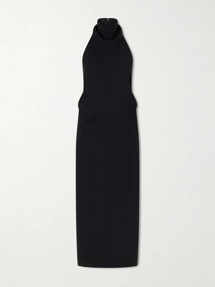 roxanne crepe midi dress