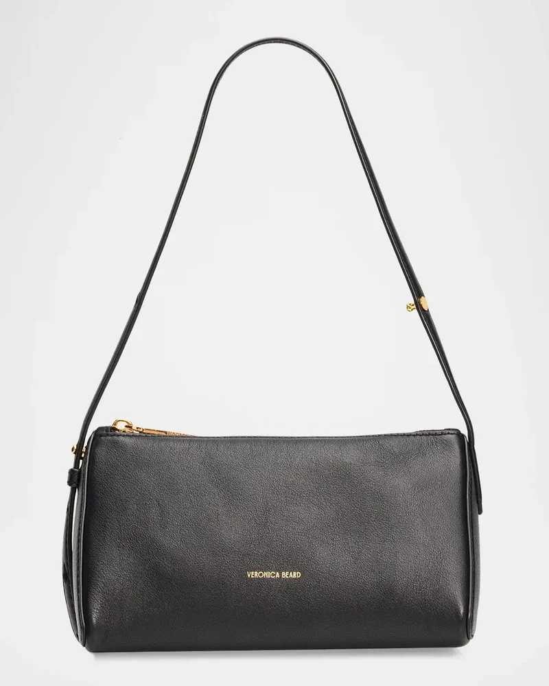 Prism Triangular Leather Shoulder Bag