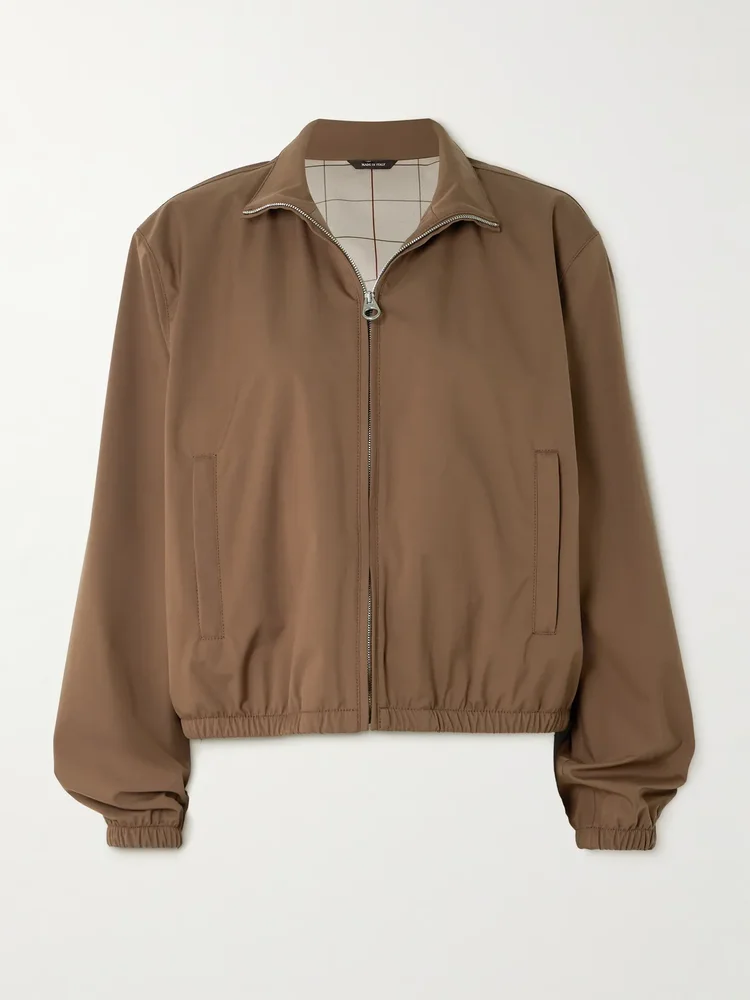 Shell bomber jacket