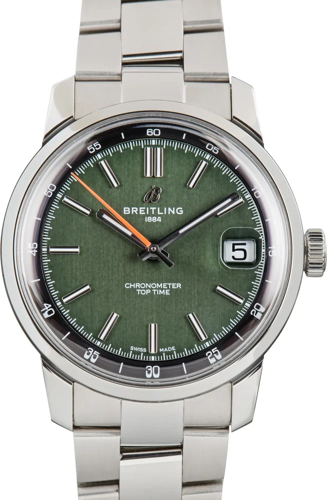 Pre-Owned Top Time B31 Green Dial, Ref. AB3113171L1A1 (2024)
