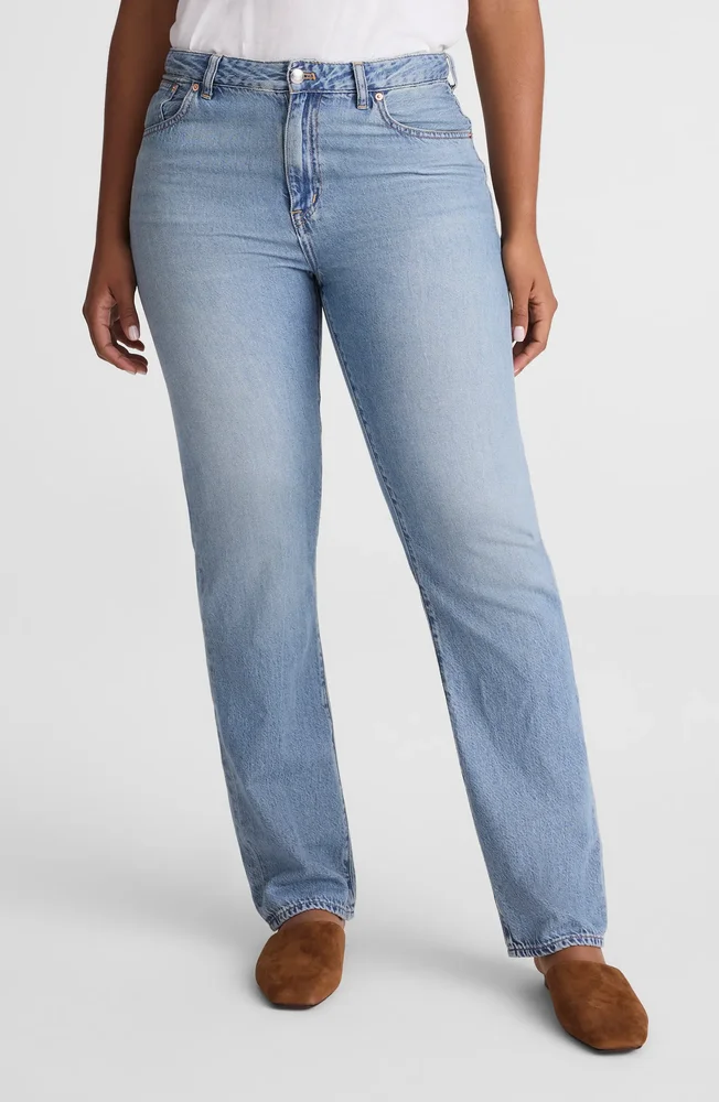 The Curvy Dean Easy Straight Jeans