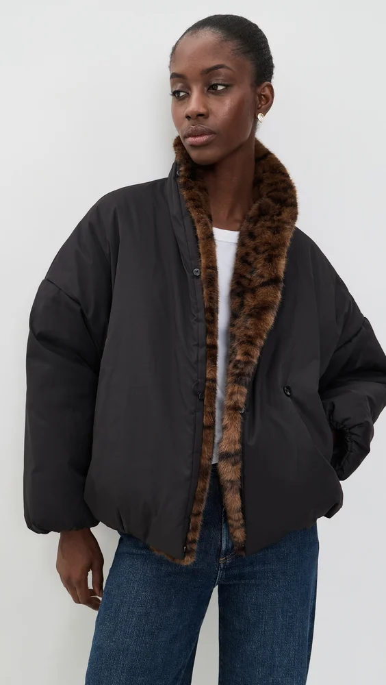 Black Leopard Jacket