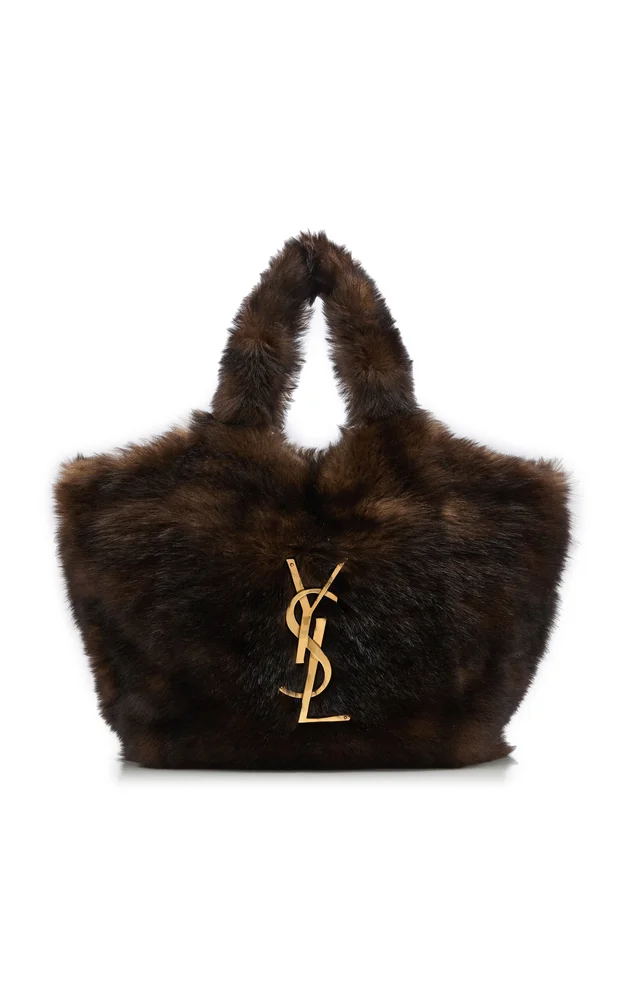 ICare Maxi Shearling Shopping Tote