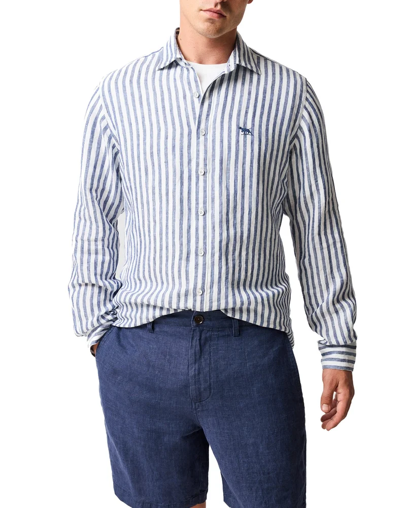 Seadown Linen Striped Shirt