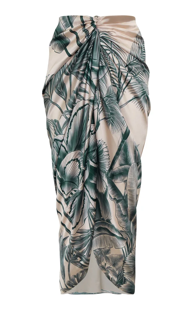 Cairo Pleated Midi Skirt