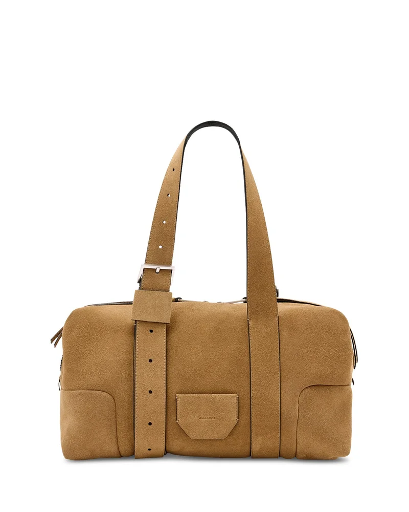 Ares Suede Shoulder Bag
