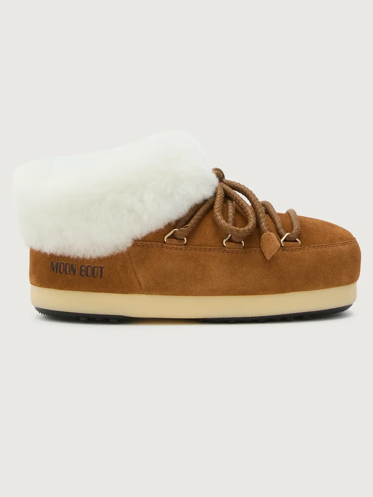 Moon Boot EVX Mule Suede - Cognac/Natural