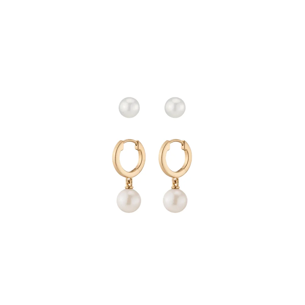 Pearl Earring Stack