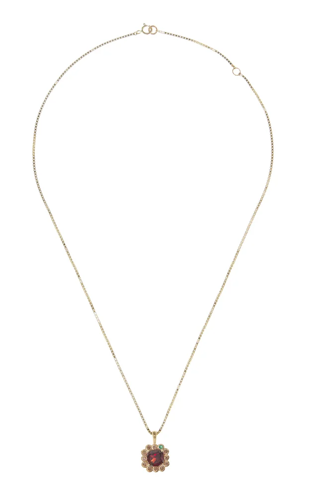 Robin Garnet Necklace