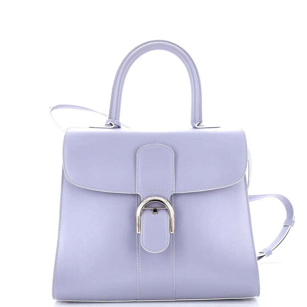 Pre-Owned Brillant Top Handle Bag Leather MM