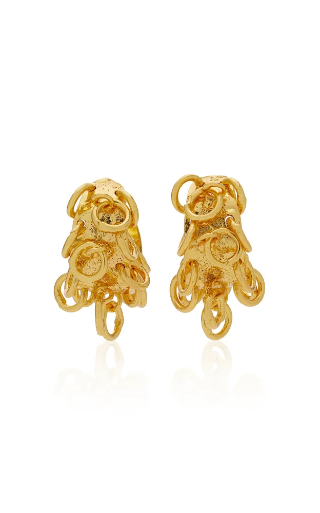 Piercing Gold Earrings