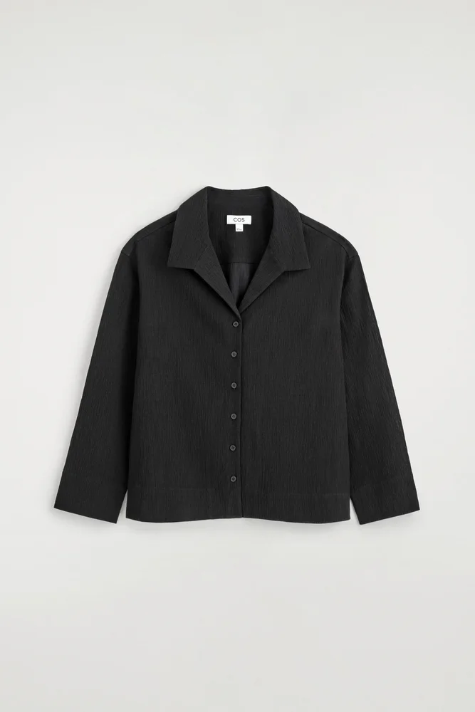 Crinkled-jersey Shirt