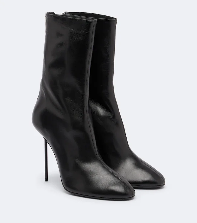 Lidia leather ankle boots