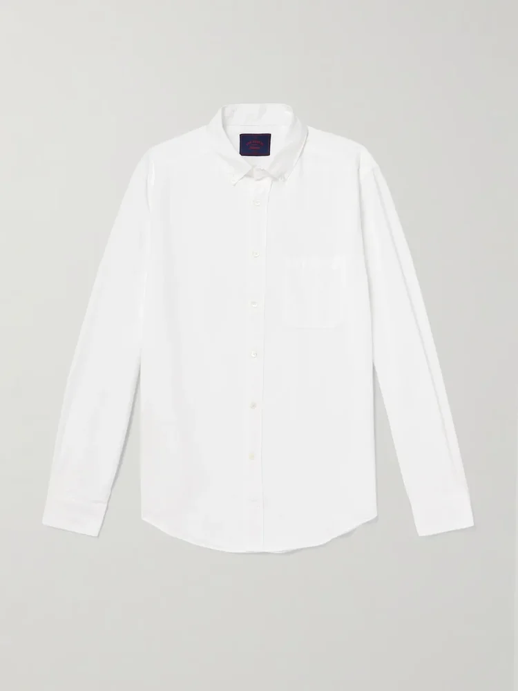 Belavista Button-Down Collar Cotton Shirt