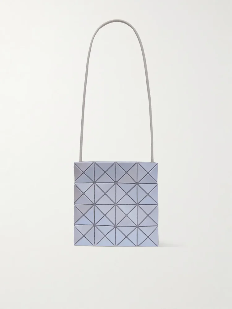 Glossed crossbody bag