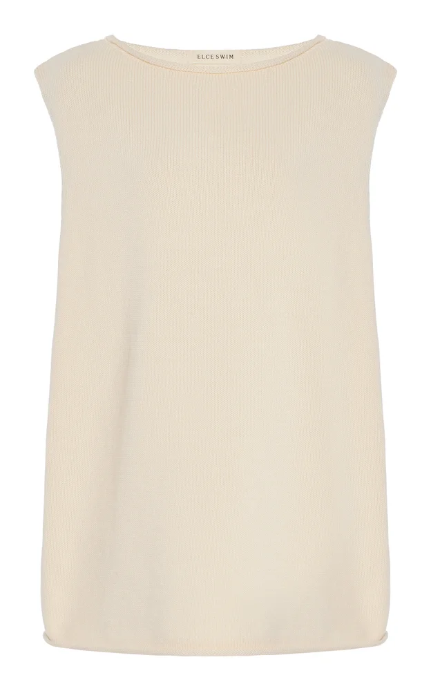 Exclusive Manon Knit Cotton Top