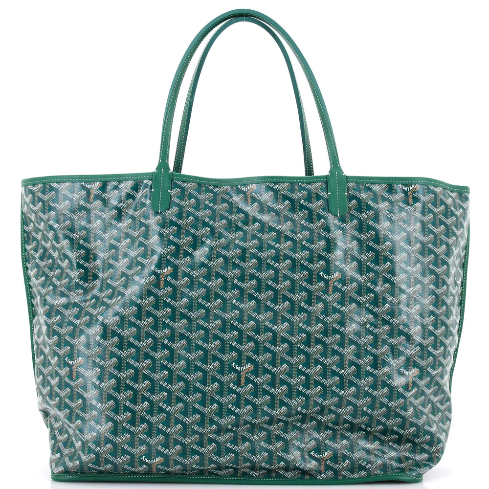 Pre-Owned Anjou Reversible Tote Coated Canvas GM in Green