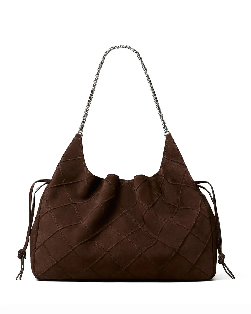 Fleming Large Suede Tote