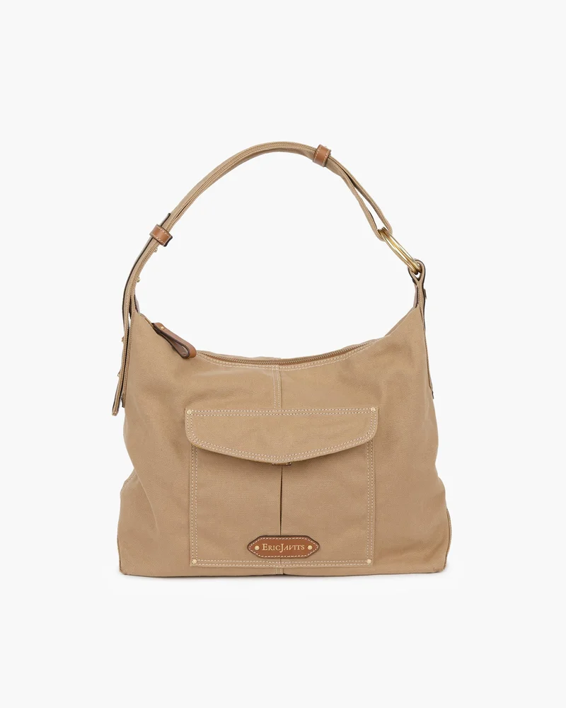 Cargo Hobo Leather Rollable Bag