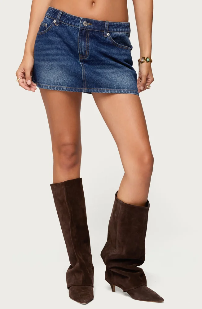 Chiara Denim Miniskirt