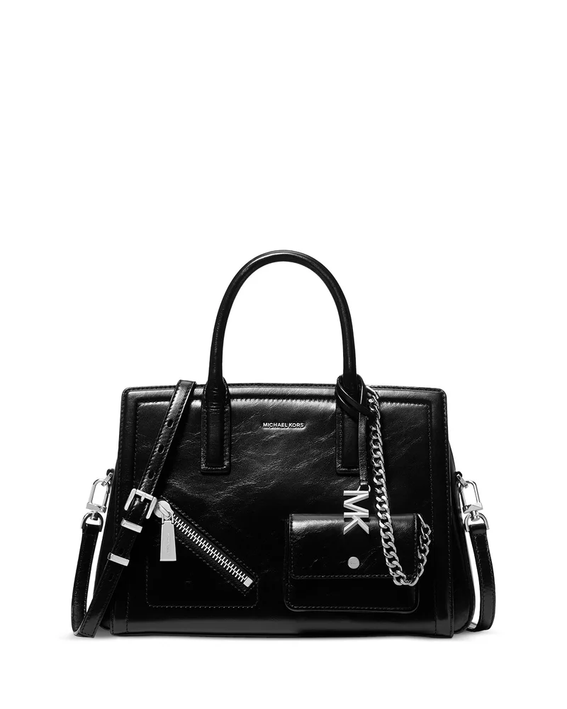 Laila Medium Leather Satchel