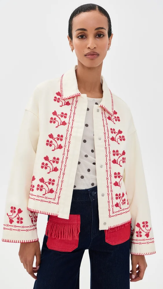 Embroidery Denim Jacket