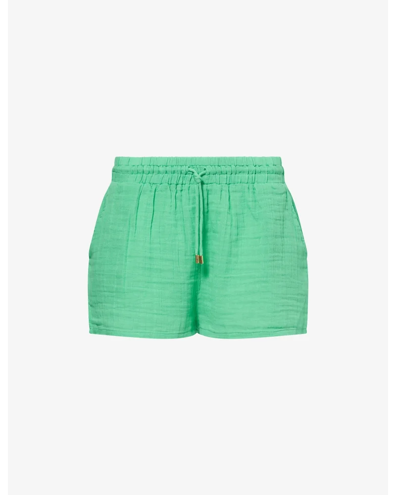Abbie Relaxed-Fit Cotton Shorts
