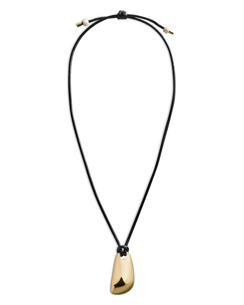 Tallulah Sculptural Pendant Necklace, 32"