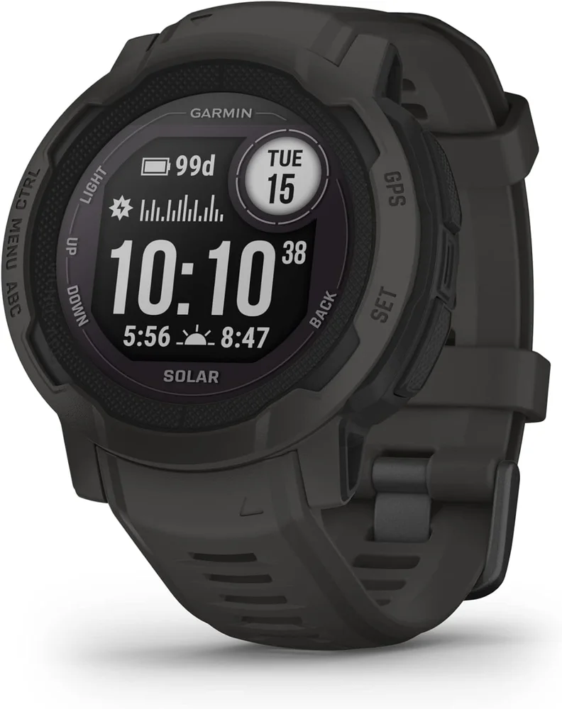 Garmin Instinct 2 Solar GPS Smartwatch, Graphite