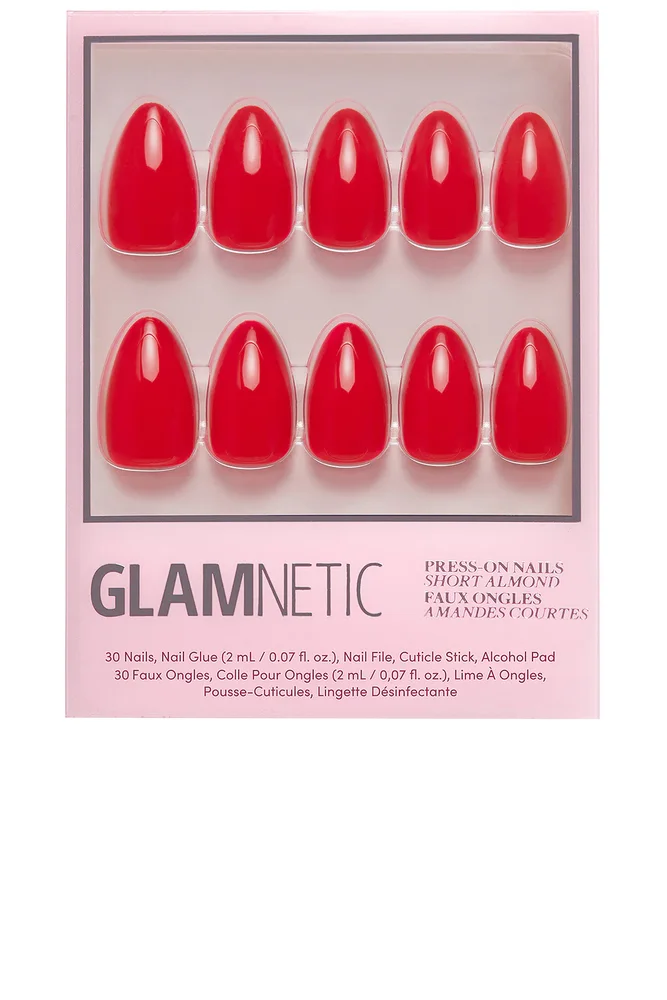 Fiery Red Press-On Nails