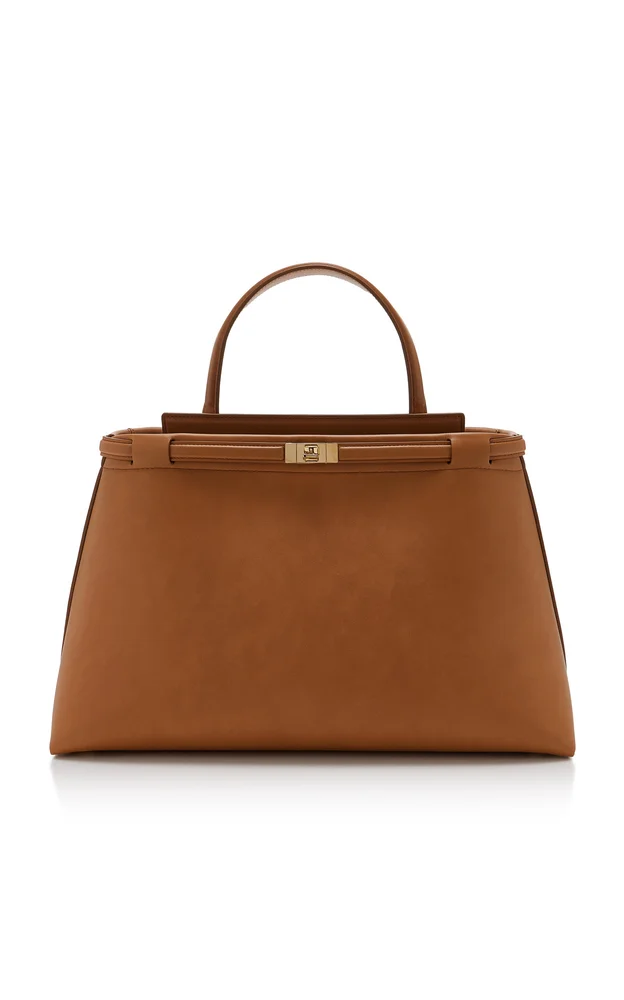 Leoné Leather Top Handle Bag