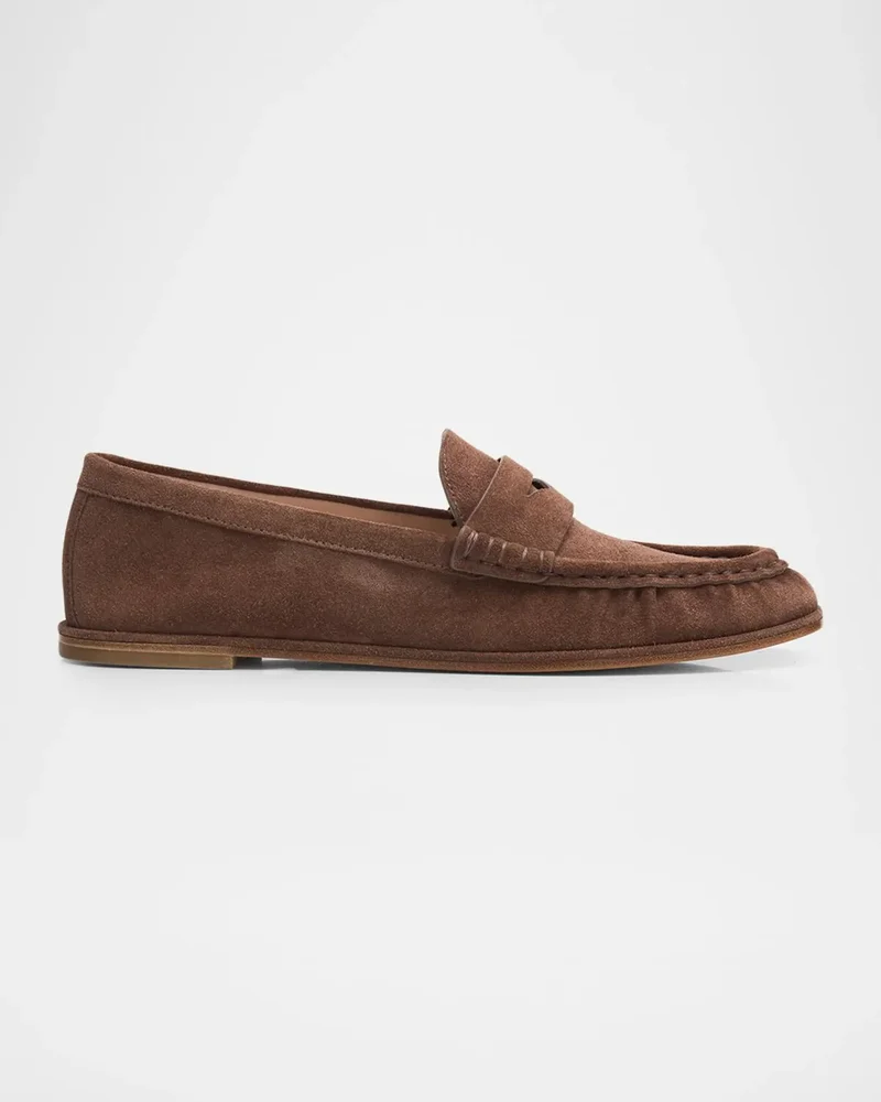Spencer Suede Penny Loafers