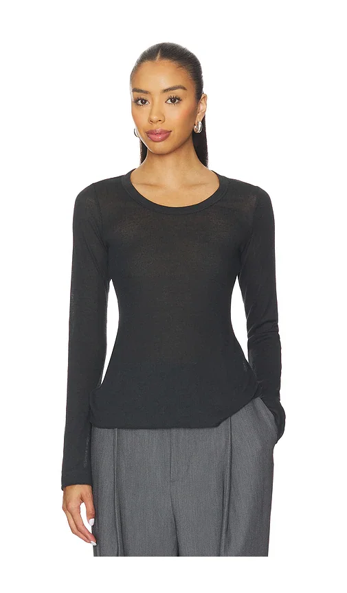 Sheer Cotton Long Sleeve Top SKIMS