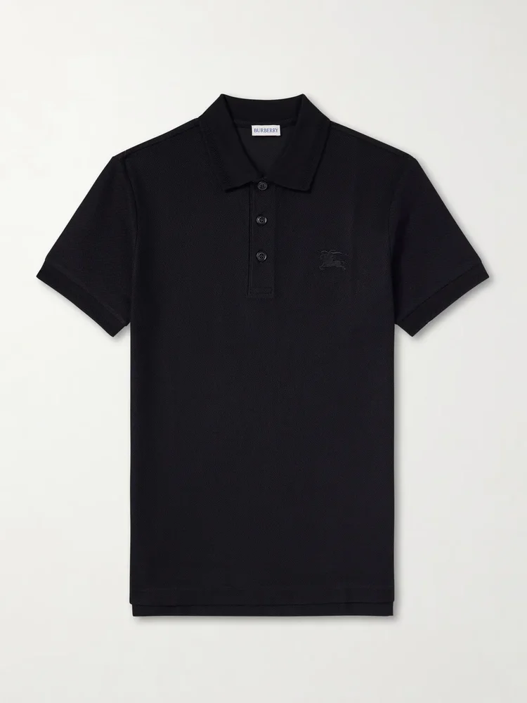 Logo-Embroidered Cotton-Piqué Polo Shirt