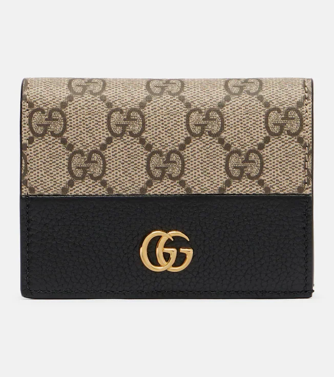Double G Mini leather wallet