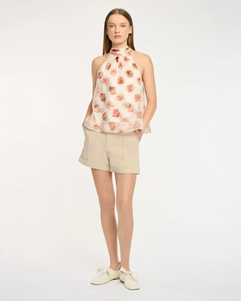 Floating Poppies Brennan Top