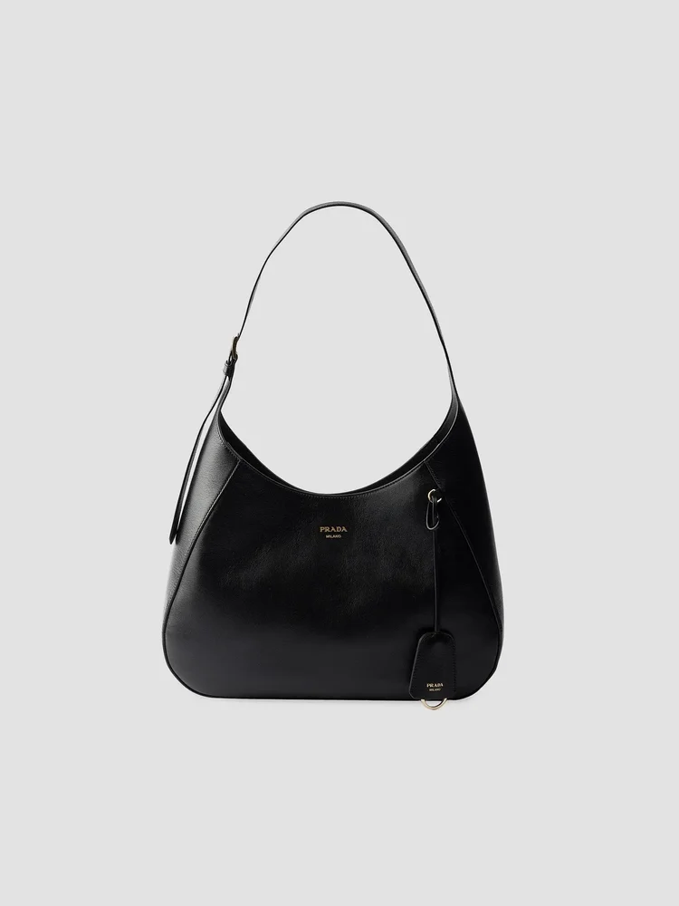 Boogie Large Leather Shoulder Bag