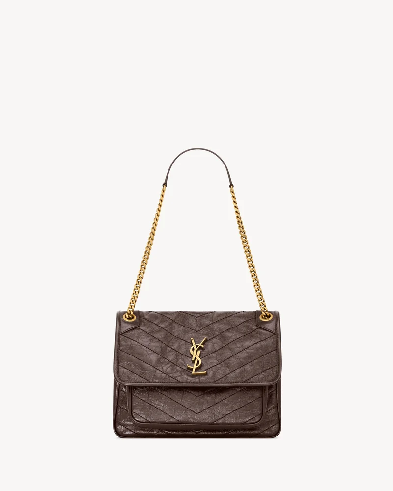 Niki Medium in Vintage Leather (Arabica Brown)