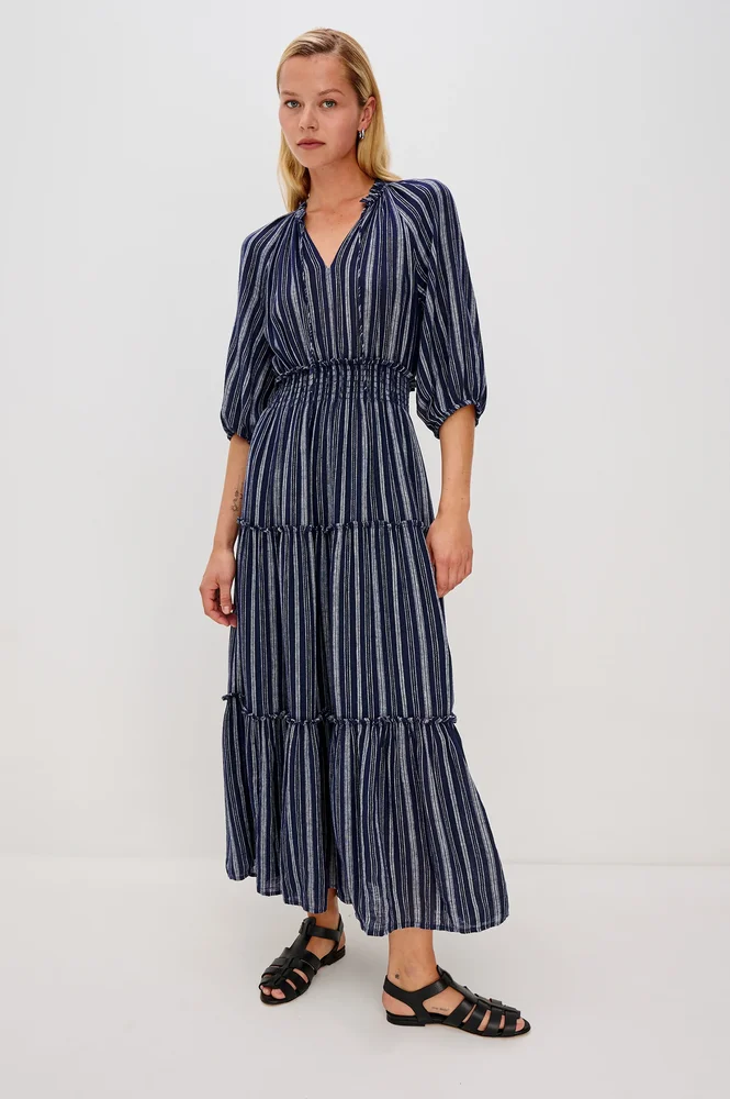 CATERINE DRESS - ROCHE STRIPE
