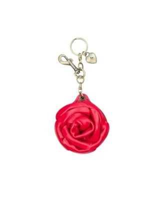 Rose Mirror Bag Charm