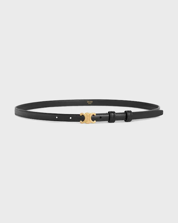 Triomphe Belt 13 in Taurillon Leather